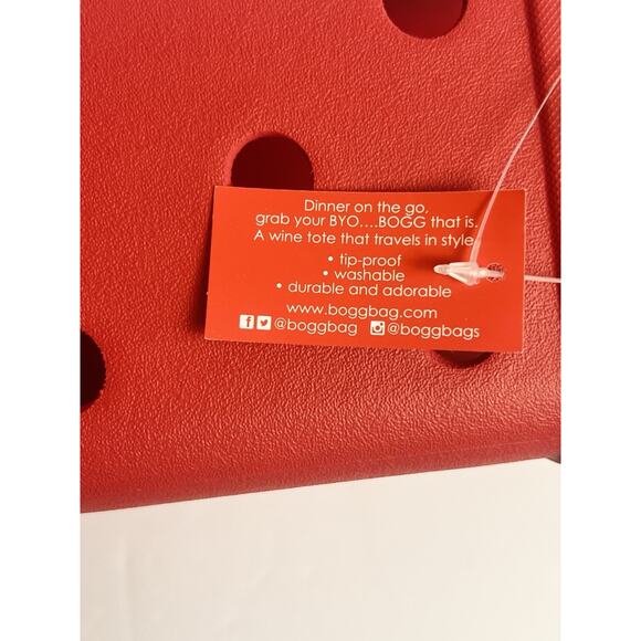 BOGG BAG BYO Bogg Wine Tote You Red My Mind Gifting Wedding Beach BBQ Picnic - Picture 6 of 8